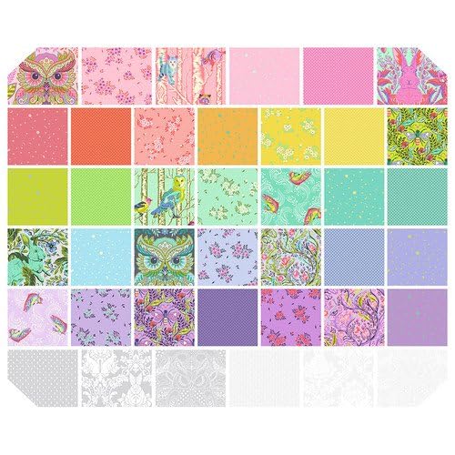 Free Spirit - Full Moon Forest II - FB4DRTP Fullmoon Design Roll - 40 pcs - Cotton Quilting Fabric