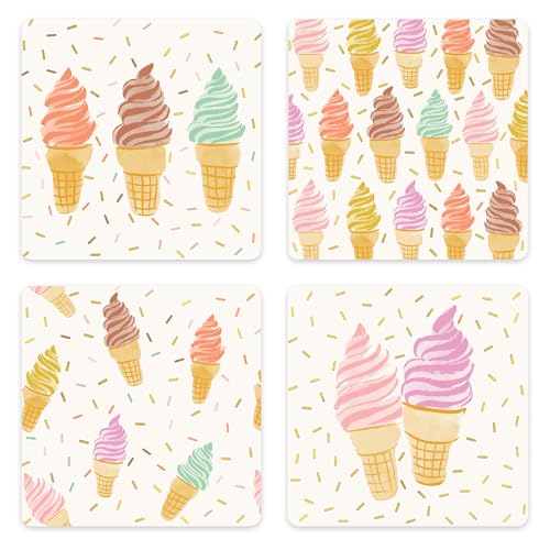 Image of Studio Oh! Cool & Creamy Blank Note Card Set with Envelopes and Stickers 12 Pack Assorted Greeting Cards, 260 GSM Textured Paper Stationery for Thank You Cards, Birthday Cards, Gift Card Envelopes