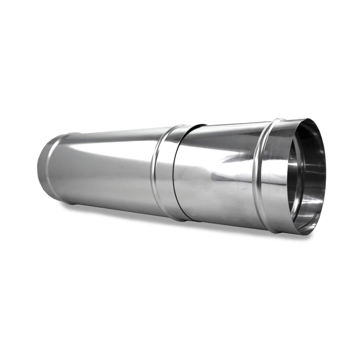 Tubo Telescópico Regulable en Acero Inoxidable Longitud de 0,6 m a 1 m - Serie lisa - 250 mm