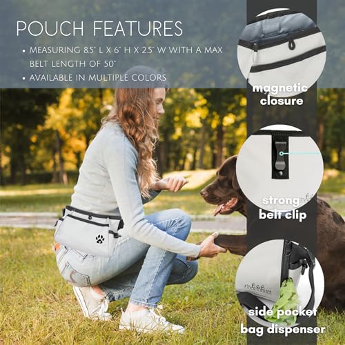 Dog-Treat-Pouches-for-Pet-Training-Custom-Design-Dog-Treat-Bag-for-Dog-Training-Behavior-Aids-Fanny-Pack-for-Dog-Walking-Bag-Puppy-Training-Treat-Pouch-Snacks-Bag-Pouch-Grey - Cucciolini Doodles   Dog-Treat-Pouches-for-Pet-Training-Custom-Design-Dog-Treat-Bag-for-Dog-Training-Behavior-Aids-Fanny-Pack-for-Dog-Walking-Bag-Puppy-Training-Treat-Pouch-Snacks-Bag-Pouch-Grey