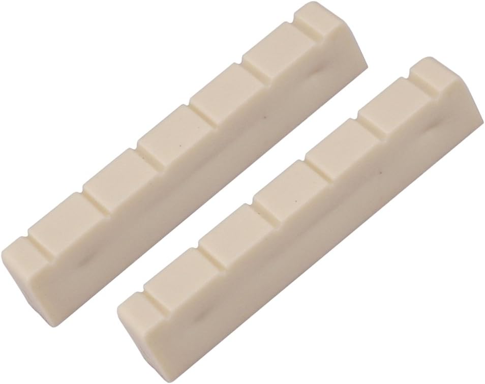 Baoblaze 2Pcs Classical Guitar Bone Nuts 48mm for Classical Guitar Parts Replacement : Musical Instruments