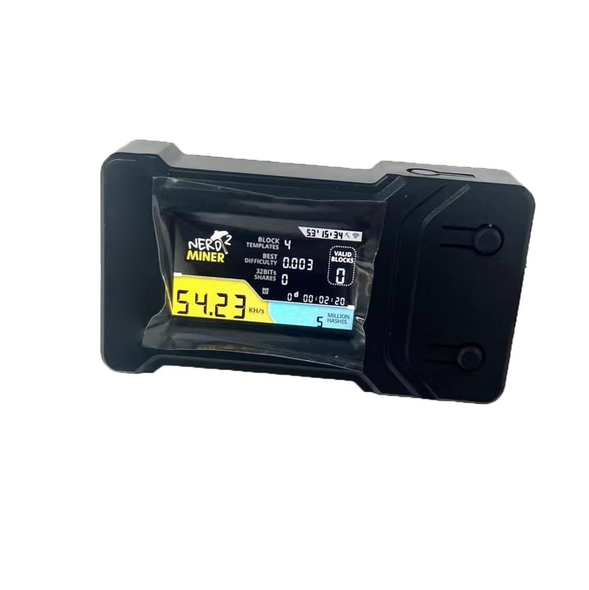 Amazon.com: Nerdminer V2 55K T-Display 1.14 Plug and Play BTC Crypto Solo Miner  Bitcoin Mining Machine BTC Lottery Machine Open Source Miner 1W Low Power  Consumption : Electronics