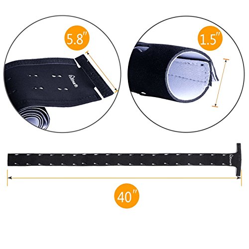 ECOOPRO Guaina per cavi in neoprene,con chiusura a...