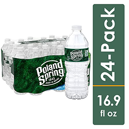 Image of Poland Spring Maine Spring Bottled Water - 16.9 Fl Oz, 96 Pack