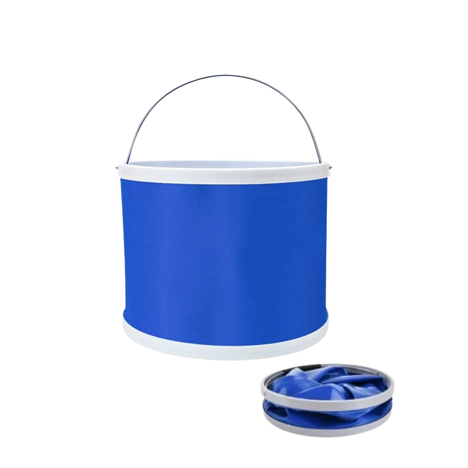 Multifunctional Portable Collapsible Bucket - Retractable Water Storage Container for Outdoor Camping, Fishing, Car Travel & Car Washing