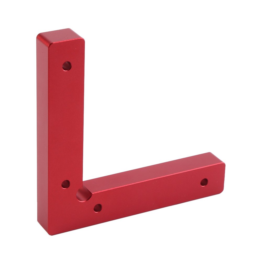 XHTLLO Corner Clamp, Aluminium Alloy L Shape 90 Degree Right Angle Corner Clamp Wood Metal Welding Fixing Tool