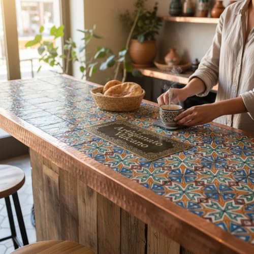 Carreaux marocains céramique pour relooker un mur blanc