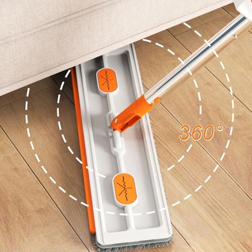 Balai plat microfibre télescopique séchage rapide sol - 7