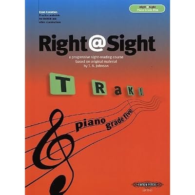 Right @ Sight Piano Grade 5 (Right at Sight) Edition Peters EP7543, by Thomas A. Johnson and Caroline Evans