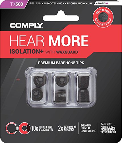 Amazon.co.jp: COMPLY (コンプライ) イヤホンチップ Tx-500 ブラック S