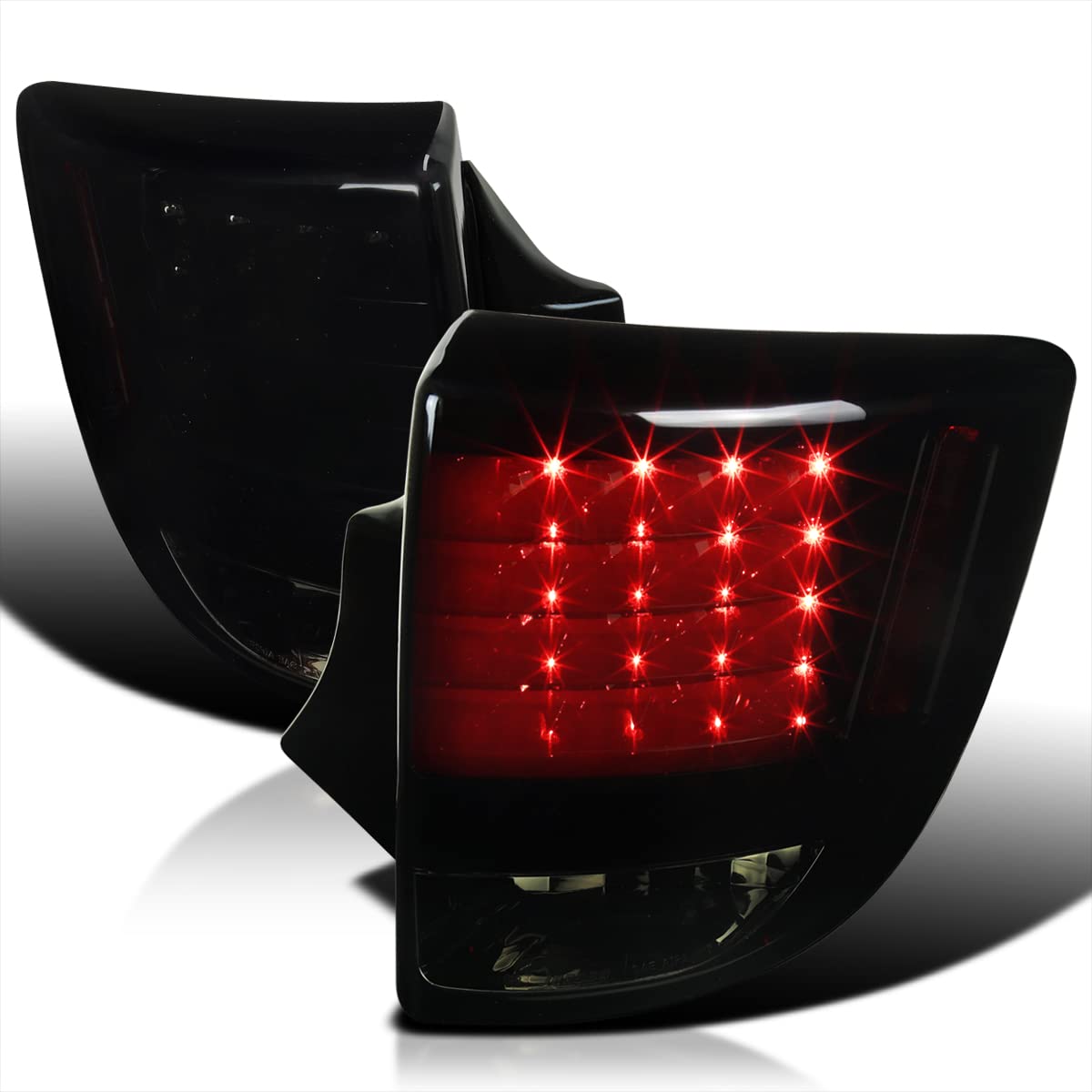 Buy SpecD Tuning Glossy Black Housing Smoke Lens LED Tail Lights