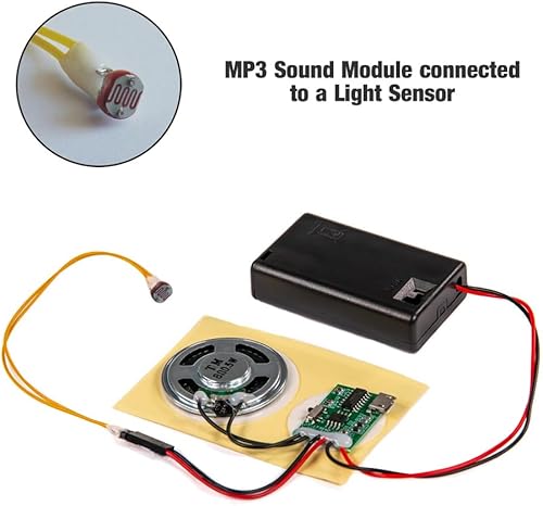 Miniatura 3 de Talking Products, Módulo de chip de sonido MP3, memoria de 4 MB, con caja de batería AAA. Crea tus propios regalos, modelos o accesorios de cosplay