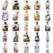 50Pcs Aesthetic Stickers for Water Bottle, Graffiti Waterproof Vinyl Stickers Pack for Hydroflask Laptop Guitar Computer Phone, Trendy Cute Stickers