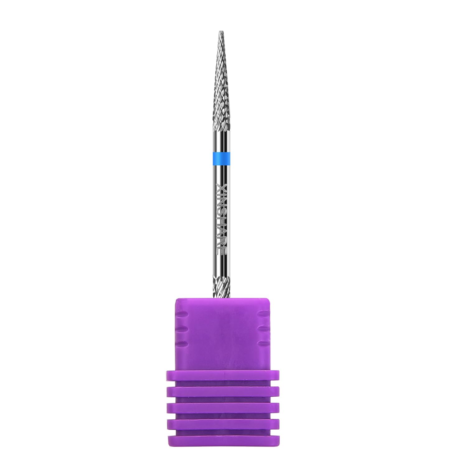 Broca Multifunción Para Debajo De Las Uñas, Doble Extremo, Carburo Tungsteno, 3/32 Pulgadas, Afilada, Removedor Cutículas, Preparación Manicura Y Pedicura, Plateado