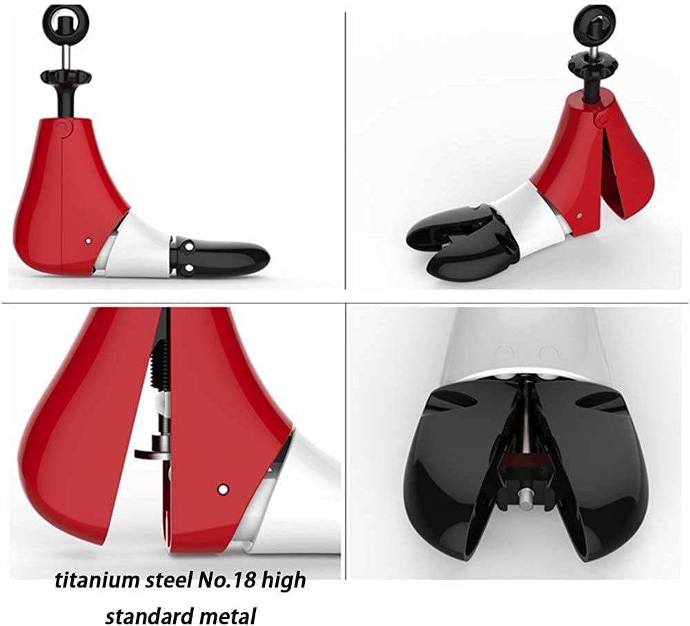 High-Top-Schuhspanner, Schuhspanner aus Kunststoff und Metall, Verstellbarer Schuhspanner, Schuhspanner für High-Top-Schuhe und Stiefel mit Schnürsenkeln oder Reißverschlüssen