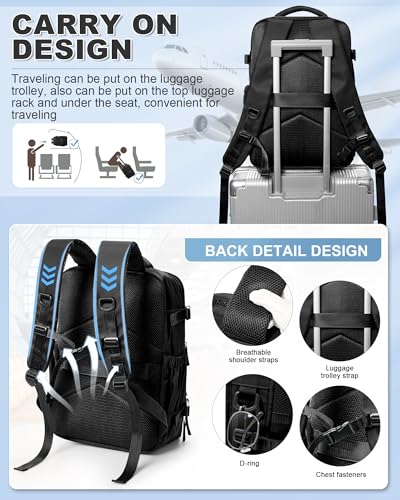 Image of winspansy Vacuum Backpack Travel with Air Pump Women Men Compression Bags