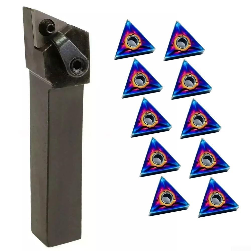 Porte-outil de tournage haute efficacité MTJNR2020K16 avec inserts en carbure TNMG pour une coupe continue
