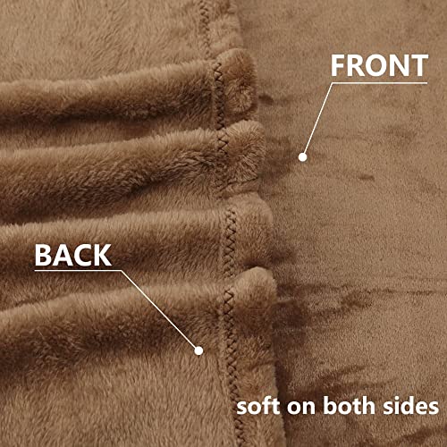 Nanpiper Baby Blankets, Super Soft Fleece Fuzzy Blanket For Toddler, Luxury Cozy Lightweight Microfiber Plush Blanket-Throw Size 30"X40",Coffee Brown Small #TOP2