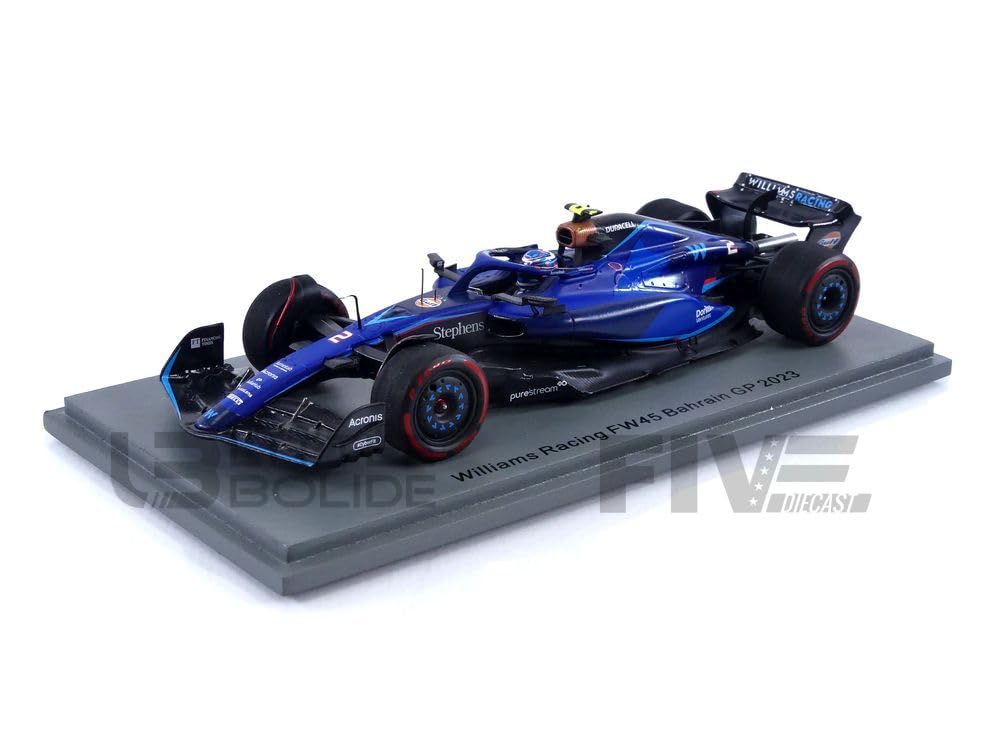 Spark 18S951 WILLIAMS F1 FW45 N°2 Williams Racing GP Bahrain 2023 1/18 Spark 18S951 WILLIAMS F1 FW45 N°2 Williams Racing GP Bahrain 2023 1/18