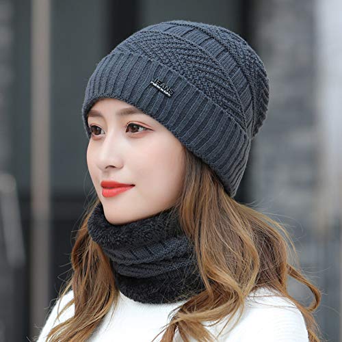Bonnet sauvage plus en velours bonnet hiver chaud femme tricot