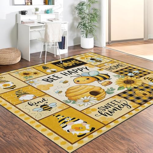 Tapete 5'x7' Lavable con Resistencia a Manchas y Antideslizante miniatura 3