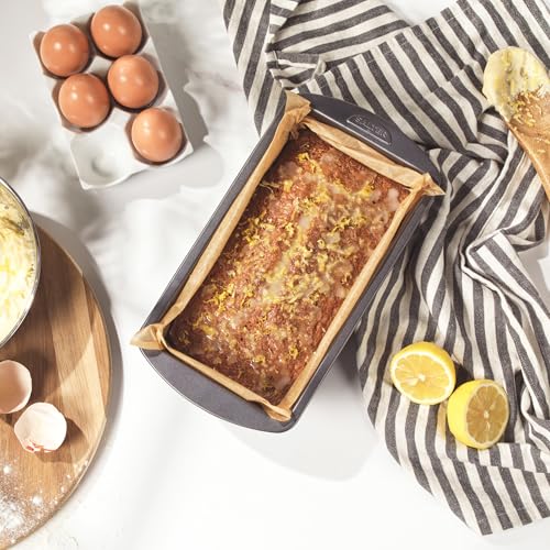 Salter Recycled 3-Piece Bakeware Set – Includes 27 cm Square Tin, 28 cm Loaf Pan & 12-Cup Muffin Tray, 100% Recycled Carbon Steel Bakeware, Non-Stick Easy-Clean Surface, Oven-Safe to 220°C - Image 6