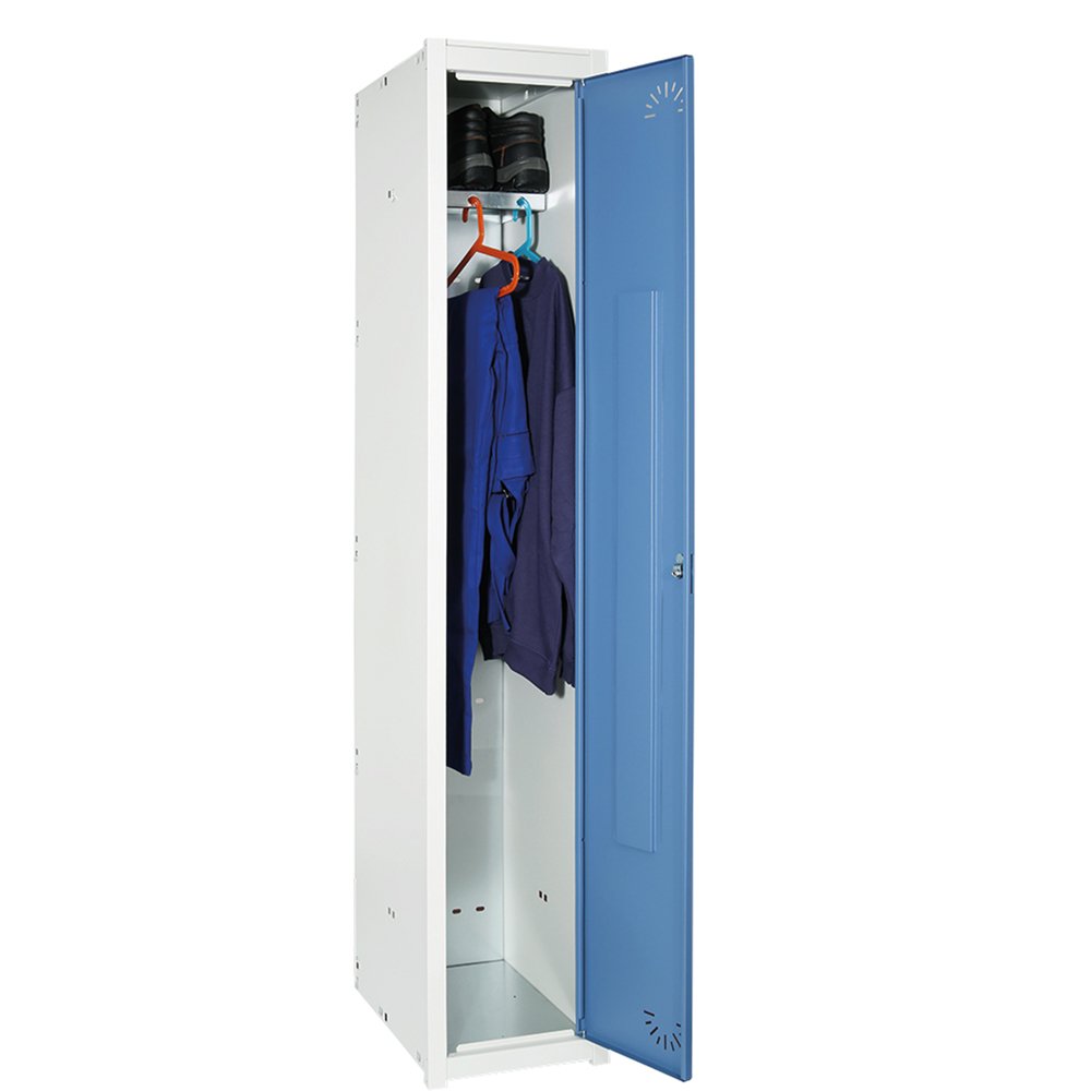 Armadietto Acciaio 12 Scomparti Con Ricarica - Serratura A Combinazione, Bianco, Per Scuole E Uffici - Foto 10