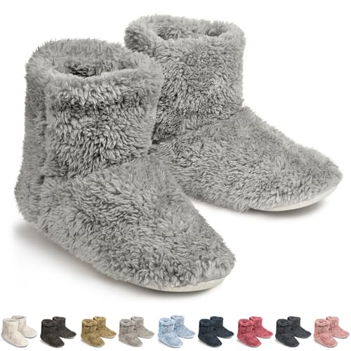 [Rilobi] [フットコーディネーターの推奨]モコモコスリッパ あったかスリッパ 北欧 冬用 ルームシューズ 冬 滑り止め 静音 スリッパ 冬 室内履き 防寒 洗える 男女兼用
