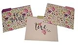 Flower Love File Folder Set