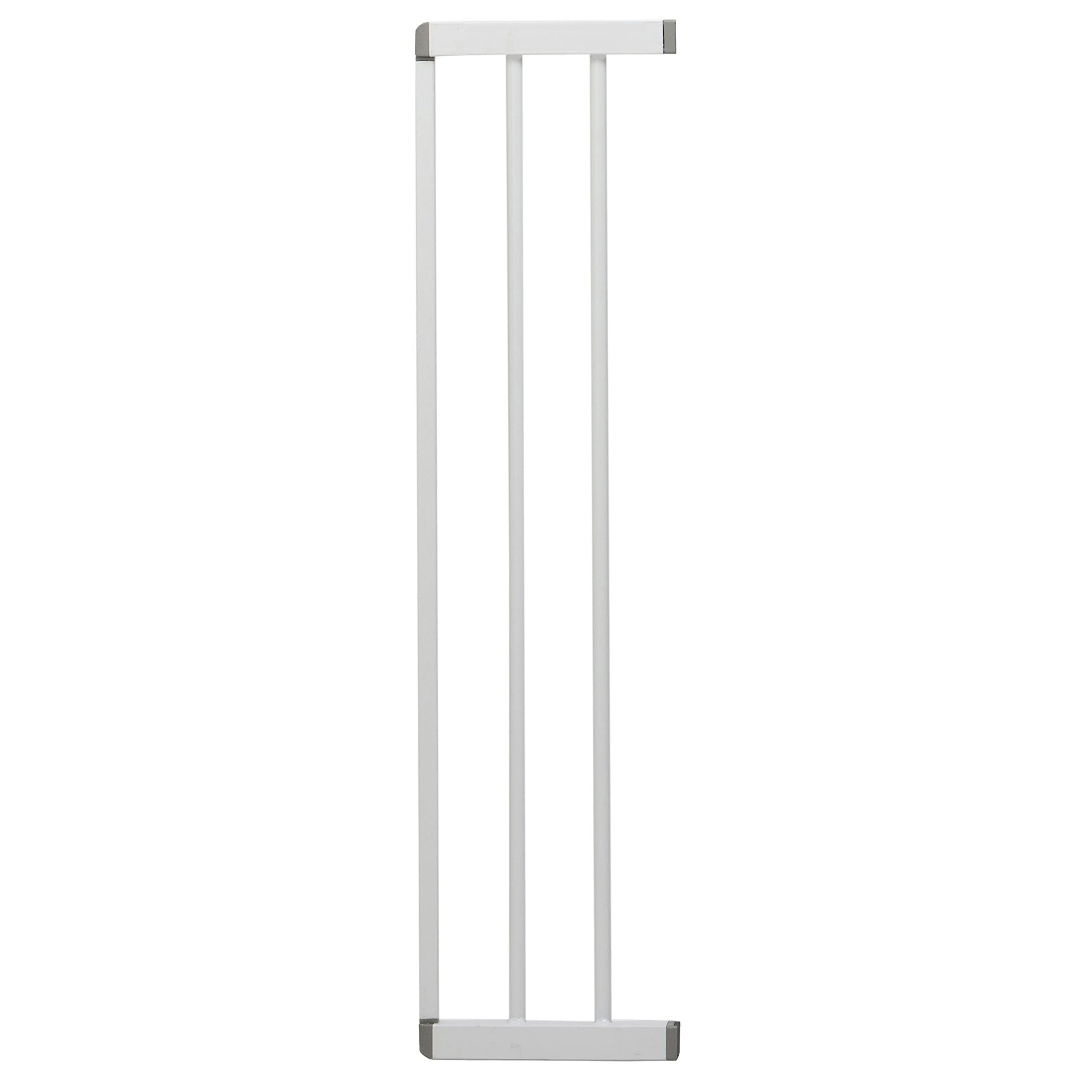 Geuther 0012VS Zusatzklemmen Verlängerung für Treppenschutzgitter Größe: 17 cm Türschutzgitter Türgitter einfache Montage Babygitter ohne Bohren ohne Werkzeug langlebige Qualität Weiß