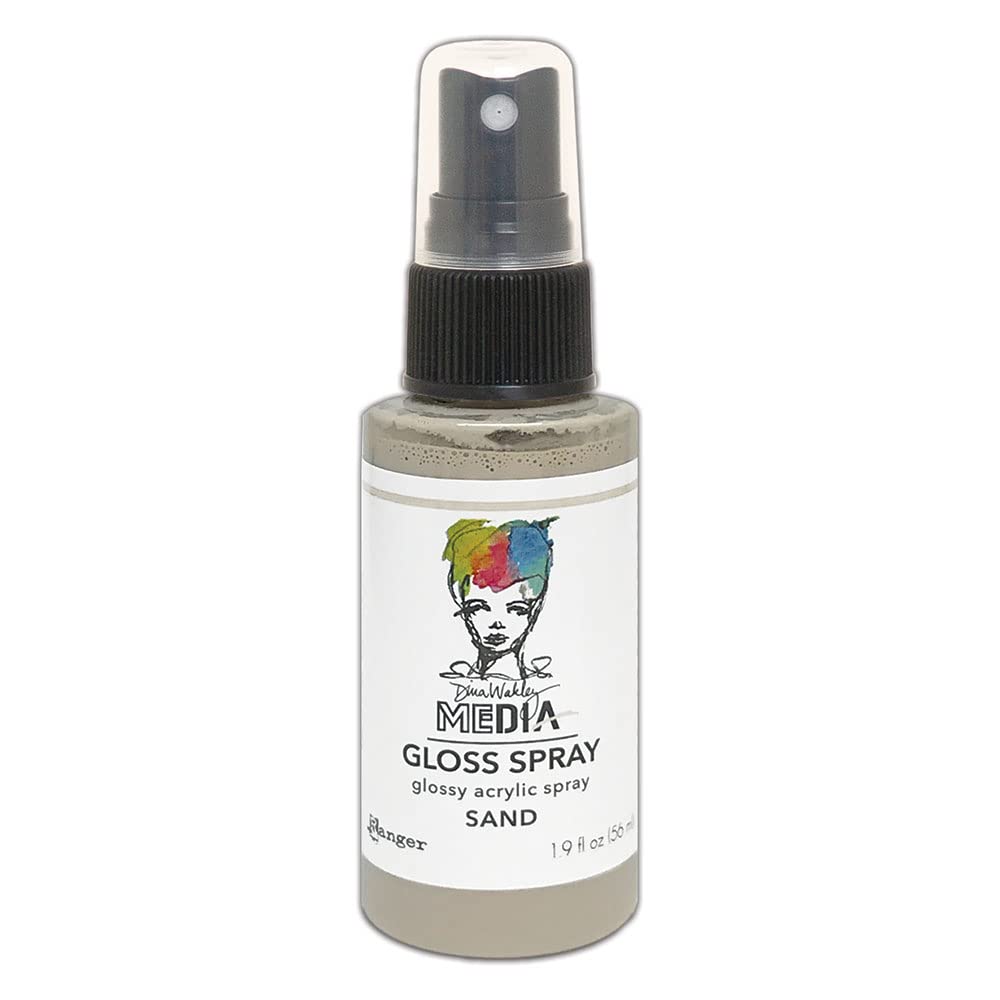 Dina Wakley Media Gloss Sprays 56ml - Sand