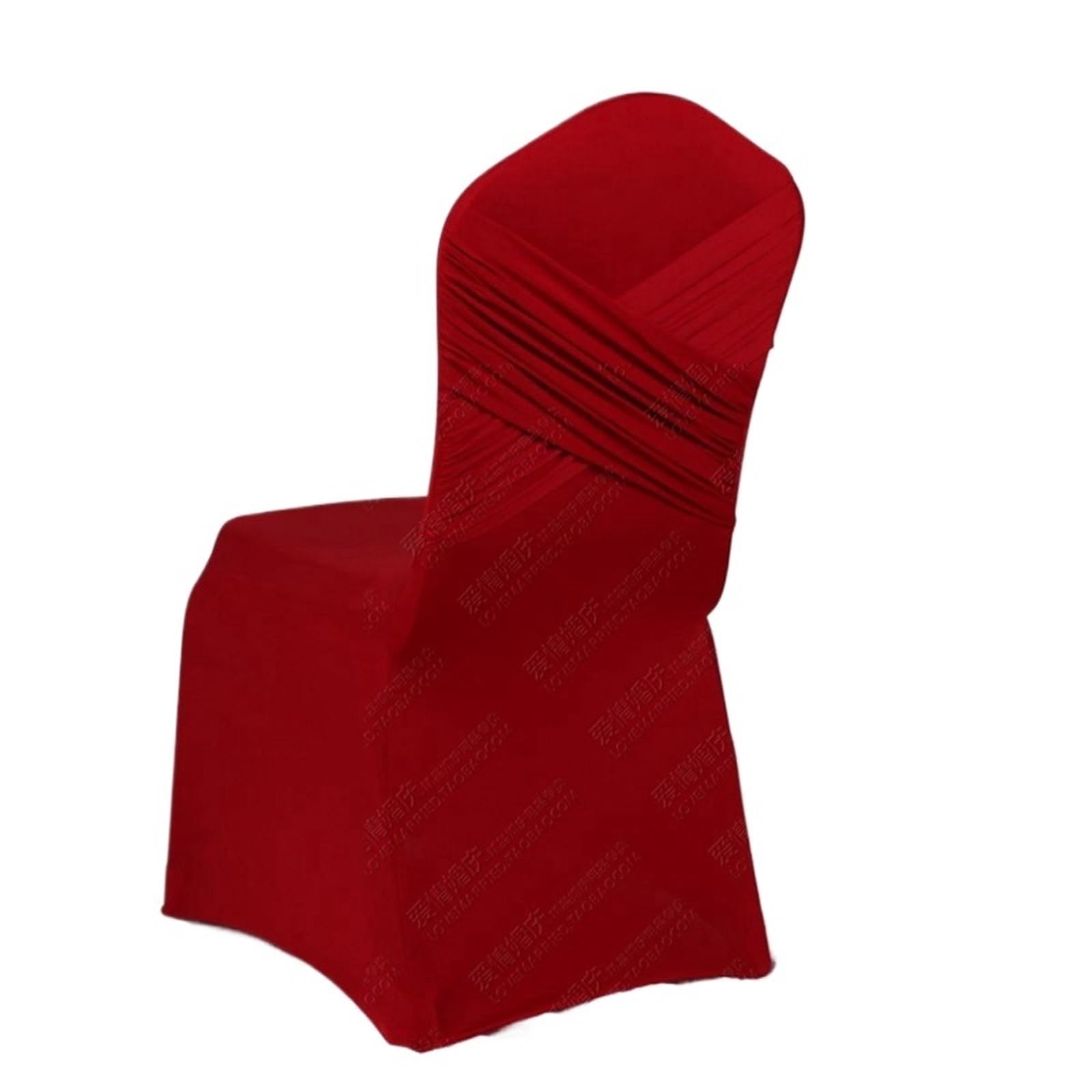 RRYPBOVG Wedding Chair Cover Universal Spandex Wedding Chair Covers, Two Cross Swag Back, Birthday Party Decoration
