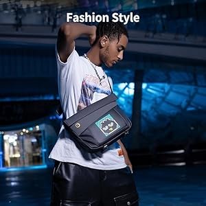 Amazon.co.jp: [Divoom] Pixoo Sling Bag-V ピクセルアートショルダー