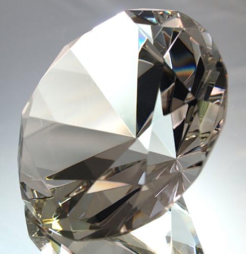 Miniatura 3 de Pisapapeles clásico de 3.937 in con diamantes de cristal para mostrar tu joya de la pasión