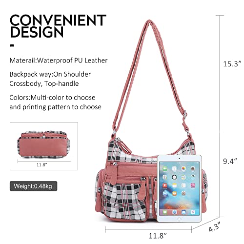 Image of Angel Kiss Crossbody Bags for Women, Ladies Shoulder Handbags and Purses Medium Faux Leather Pocketbooks | Ladies