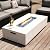 Naga Bahna 56" Outdoor Propane Fire Pit Table, Rectangle Terrazzo Fire Table w Blue Fire Glass(50,000 BTU), Patio Firepit Table Gas Fire Table w Rain Cover for Outside, Backyard