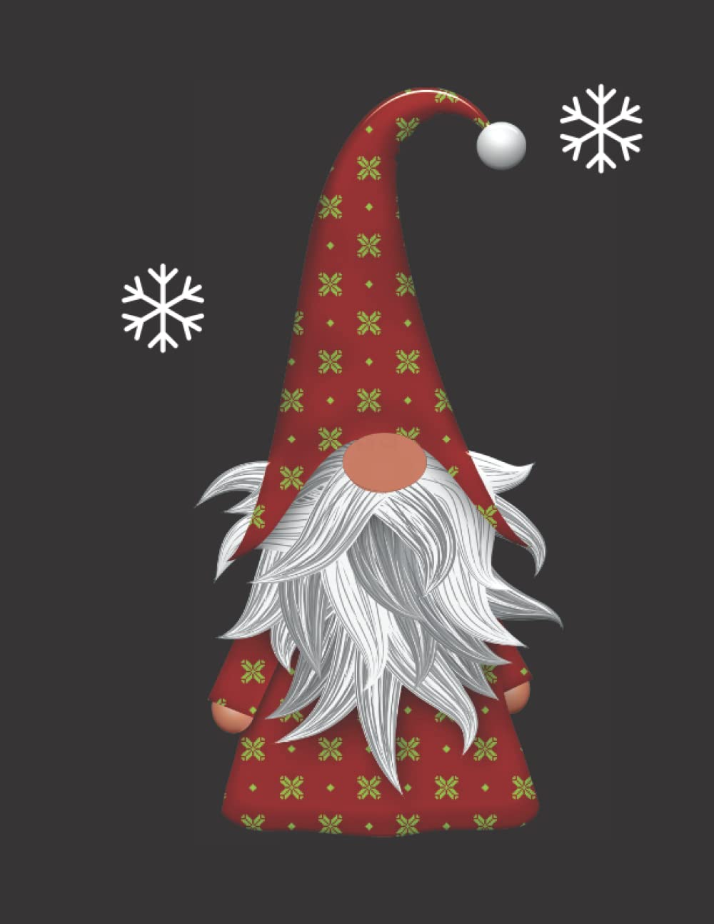 Christmas Gonk Notebook: 150 Lined Pages, 8.5x11 Inches