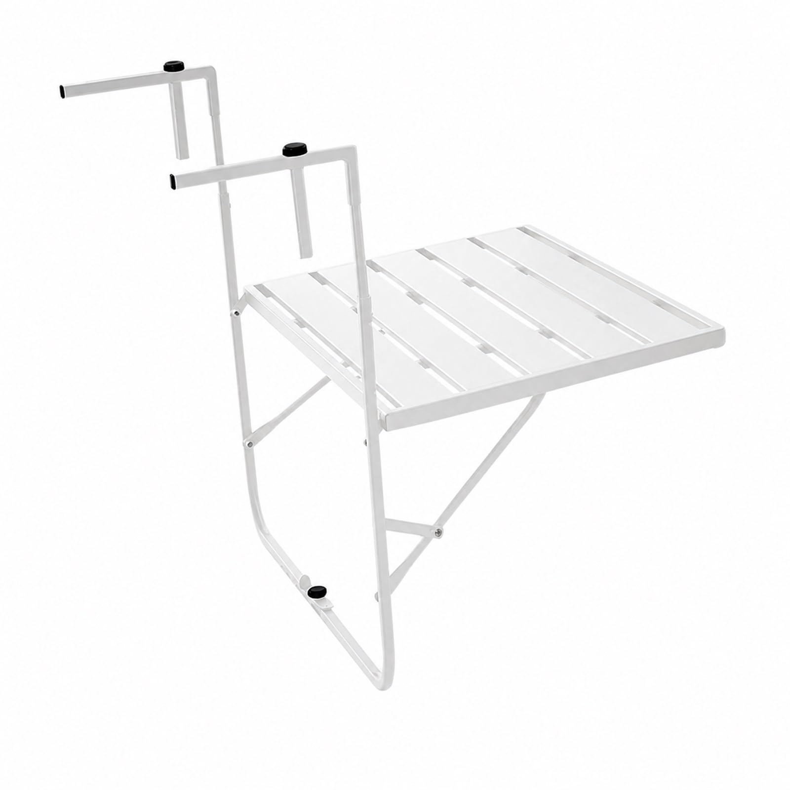 Tavolo sospeso da Balcone Tavolo da Appendere Ringhiera Tavolo Sospeso Pieghevole in per Ringhiera del Balcone Salvaspazio Facile da Pulire per terrazza,Giardino,Balcone e Veranda