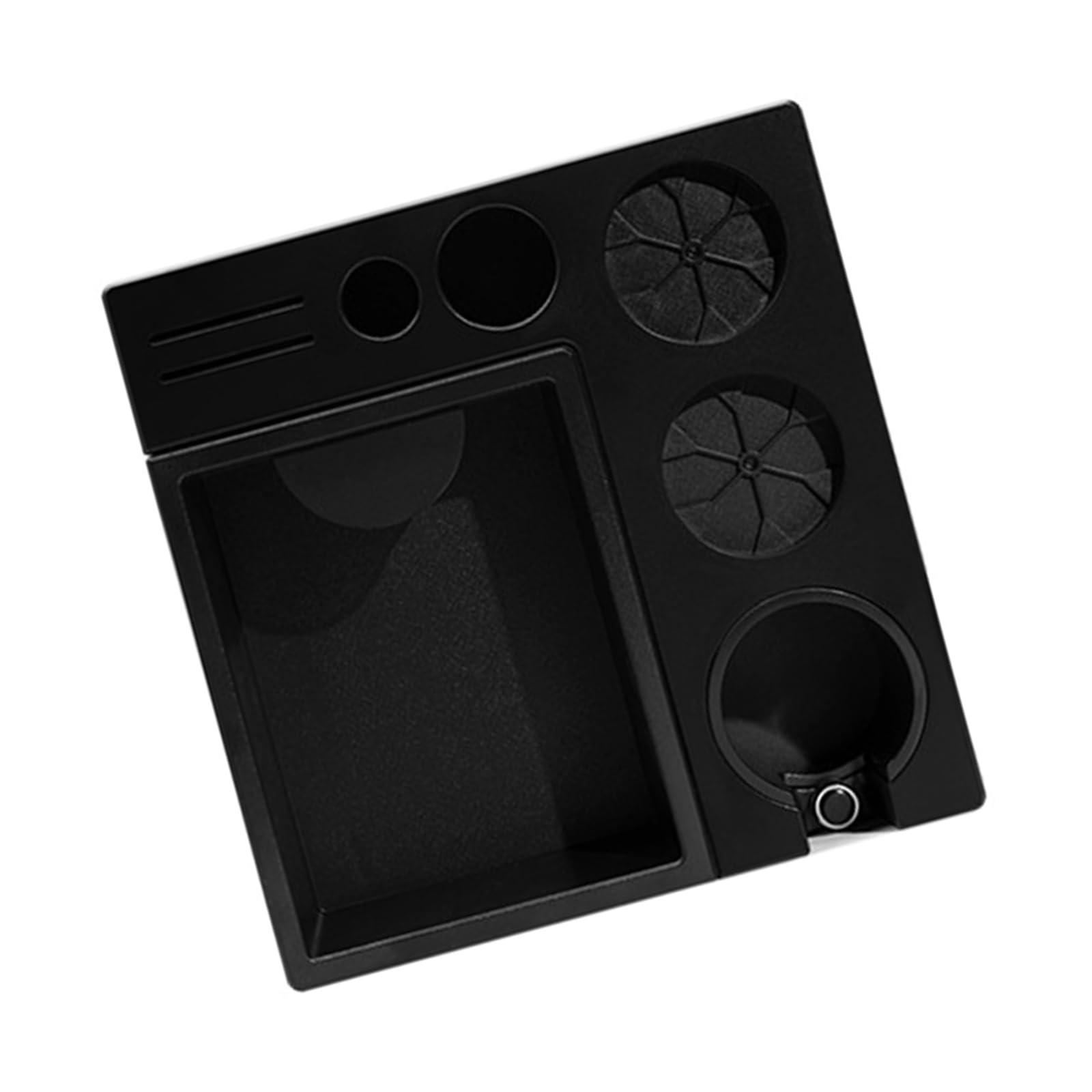 Platzsparende Espresso Werkzeughalter Mit Rutschfester Basis Und Modularem Design Für Die Aufbewahrung Von Kaffeezubehör. Professionelle Organizer Für Kaffeezubehör