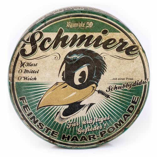 Rumble59 - Schmiere Pomade Herren - Klassiker mit Orangenduft - 140 ml starker Halt - wachsbasierte Haar Pomade für dicke und widerspenstige Haare - Hairstyling Made in Germany