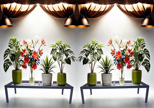 Image of A-One 2 Step Garden Plant stand Flower Pot Holder Plant Pot Stand Heavy Duty (BLACK) (Single step pack of two)