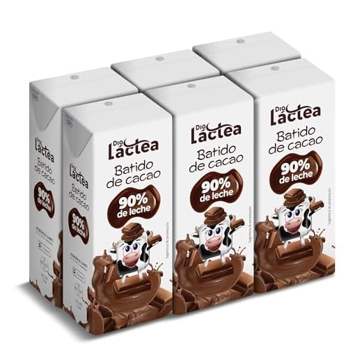 DIA LACTEA batido de cacao pack 6 unidades 200 ml