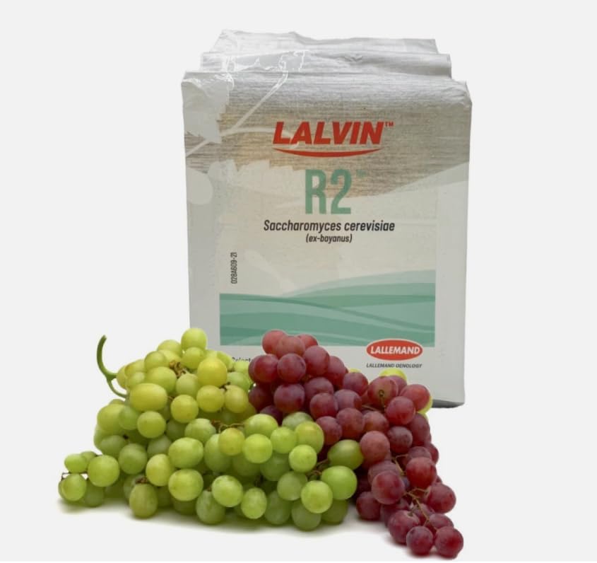 Generico gr.500 Lievito enologico LALVIN R2 per Grandi Vini Bianchi, Rossi e rosati (Saccharomyces cerevisiae bayanus)