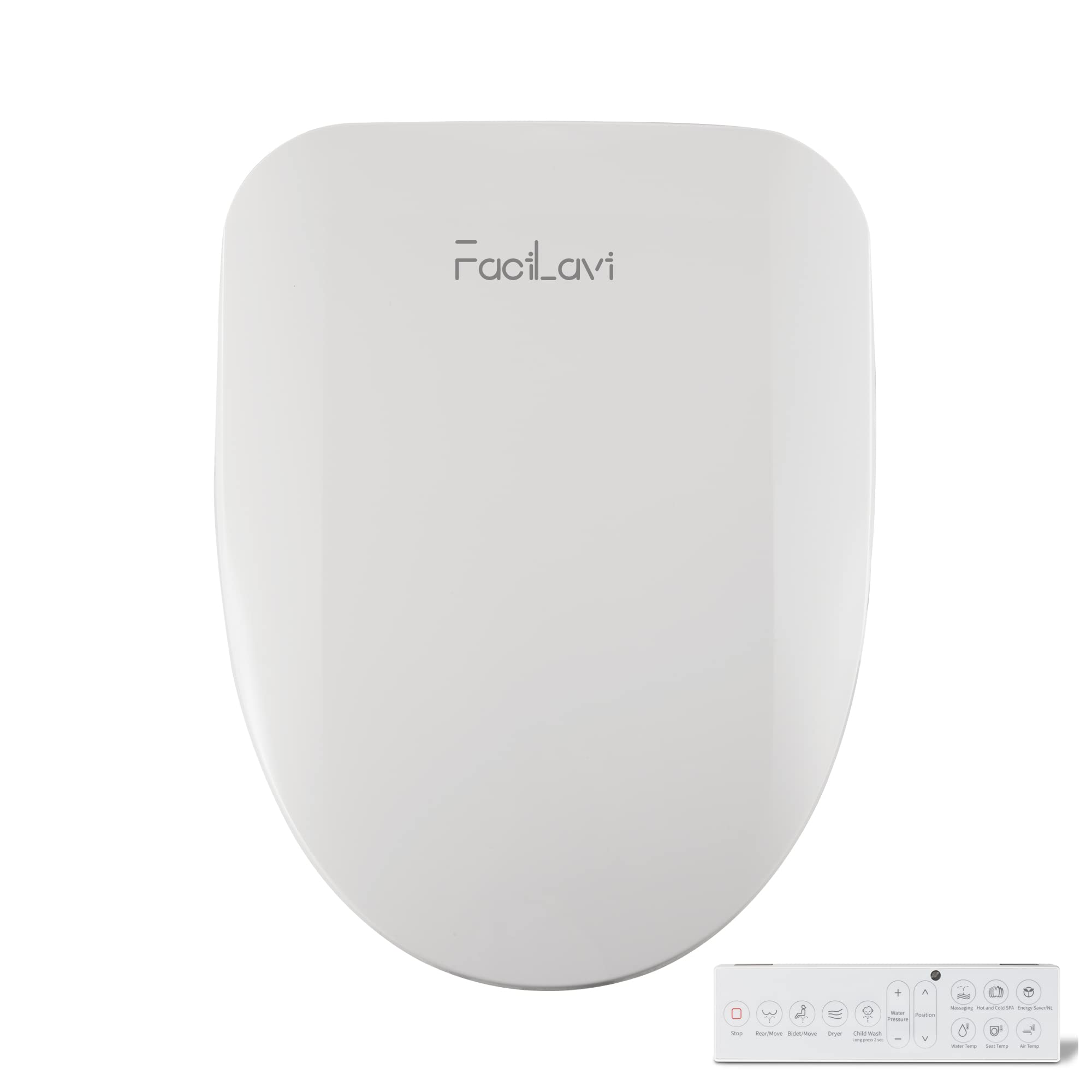 Facilavi FC3se Electronic Bidet Toilet Seat with Instant Warm Water