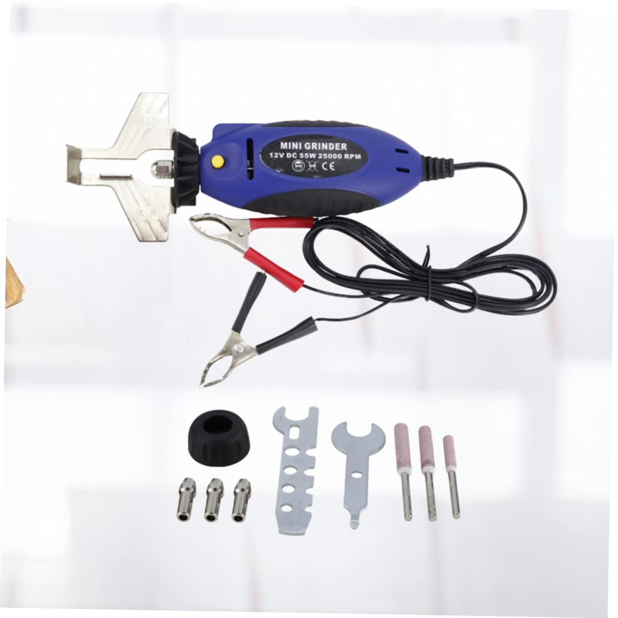 BESPORTBLE Afilador De Cadena Eléctrico Herramienta De Afilado Manual Con Llave y Piedra De Afilar Diseño Portátil y Cómodo