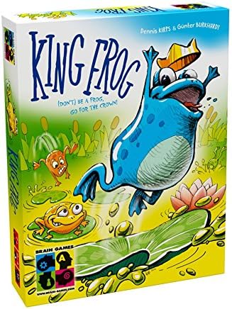 Brain Games King Frog Kids Board Game - A Fast & Fun Family Board Game for Children Age 7+