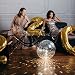 Yescom 12" Mirror Glass Ball Disco DJ Dance Decorative Stage Lighting Home Party Business Window Display Decoration