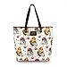 Loungefly Star Wars R2D2 Tattoo Applique Tote Bag Purse (Tan/Multi) STTB0078