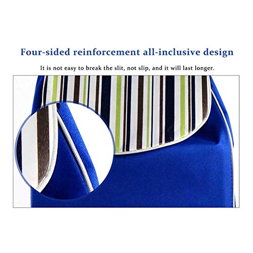 ZDYLM-Y Einkaufsroller klappbar Haltbarer Lebensmittelgeschäft-Gebrauchswagen mit Kristallrad Tri-Wheels, die Multi… – Bild 4