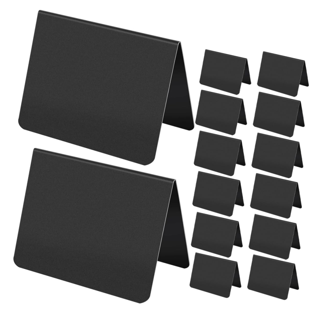 VILLCASE 3 Juegos De Mini Pizarras Para Menú De Restaurante Pizarra De Escritura De Mesa Etiquetas Para El Hogar Y La Oficina 15 Unidades X 3